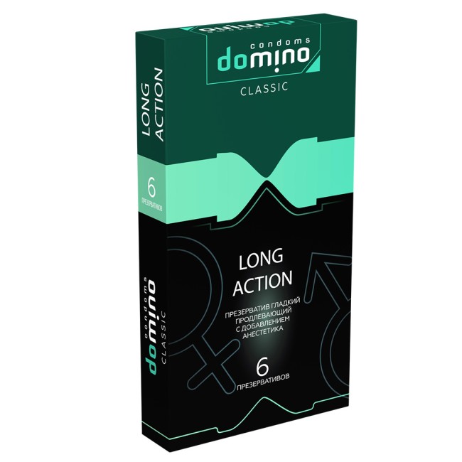 Презервативы с пролонгирующим эффектом DOMINO Classic Long action (6 шт.)