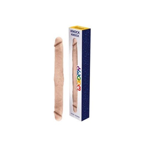 Двусторонний фалоимитатор Wooomy Knock-Knock (40 см)