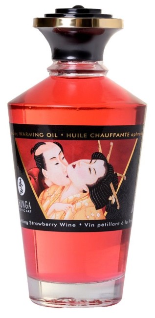 Согревающее массажное масло с афродизиаками, c ароматом клубничного вина от «SHUNGA» (100 ML) Согревающее массажное масло с афродизиаками, c ароматом клубничного вина от «SHUNGA» (100 ML)