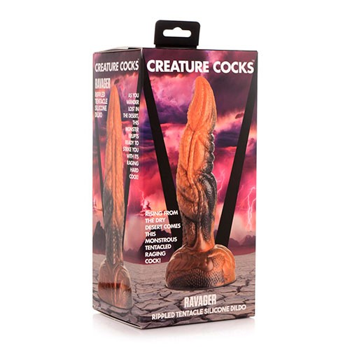 Фэнтезийный фаллоимитатор «Ravager Rippled Tentacle» 