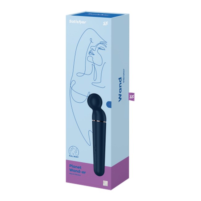 Универсальный массажер «Planet Wand-er» от «Satisfyer» (синий)
