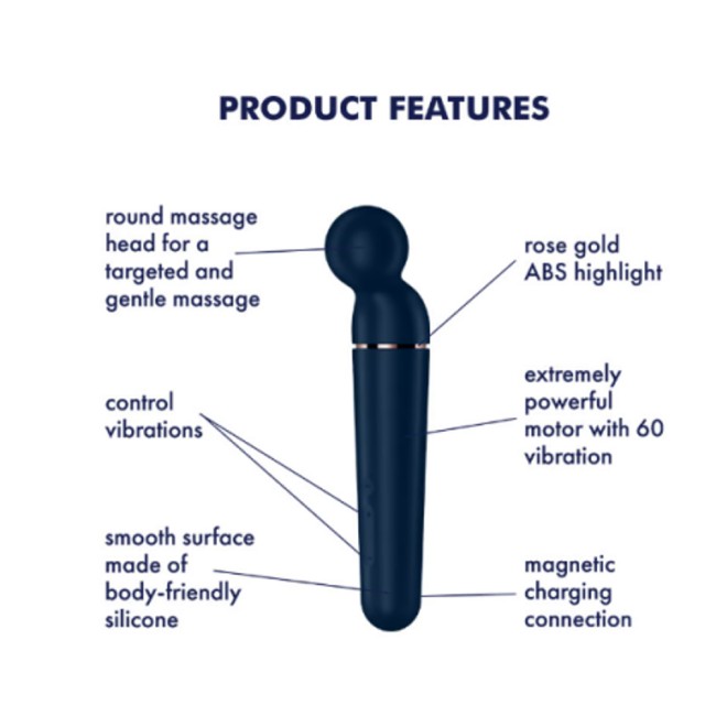 Универсальный массажер «Planet Wand-er» от «Satisfyer» (синий)