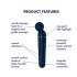 Универсальный массажер «Planet Wand-er» от «Satisfyer» (синий)