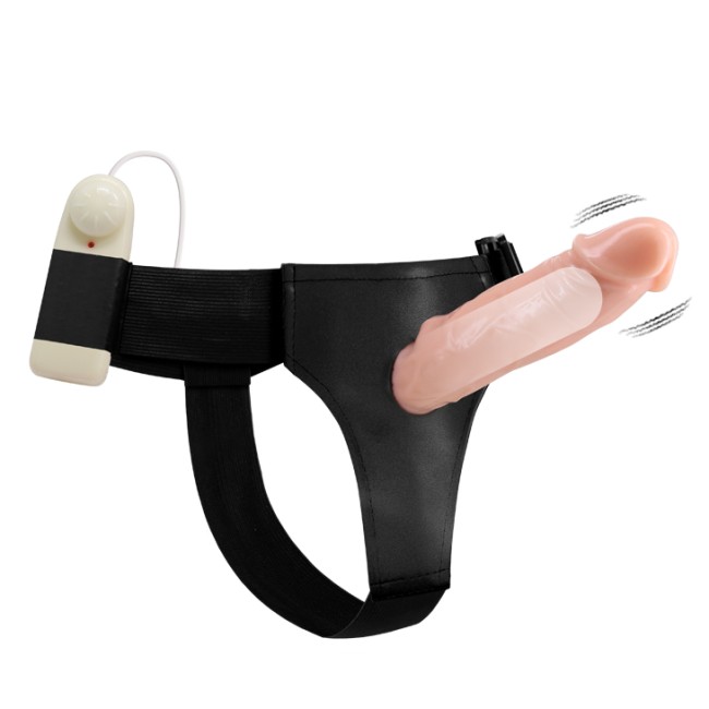 Страпон с вибрацией на трусиках (20 см)