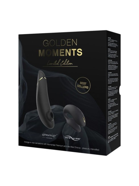 Набор: Womanizer Premium + WE-VIBE Chorus - GOLDEN MOMENTS Collection limited edition  Набор: Womanizer Premium + WE-VIBE Chorus - GOLDEN MOMENTS Collection limited edition