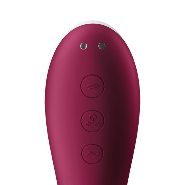 Бесконтактный клиторальный стимулятор «Dual Crush» от «Satisfyer» Бесконтактный клиторальный стимулятор «Dual Crush» от «Satisfyer»