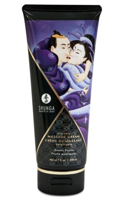 Съедобный массажный крем с ароматом экзотических фруктов от «SHUNGA» (200 ML)