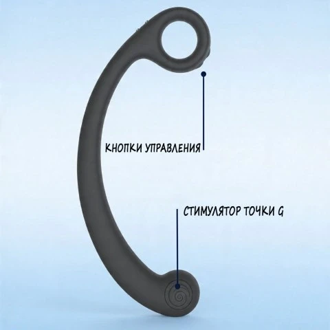 Стимулятор точки G с вибрацией и имитацией движений «Snail AXI» от «SVibe» (темно-серый) Стимулятор точки G с вибрацией и имитацией движений «Snail AXI» от «SVibe» (темно-серый)