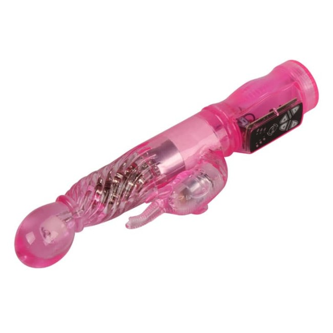 Хай-Тек вибратор с ротацией + клиторальный стимулятор Хай-Тек вибратор с ротацией + клиторальный стимулятор