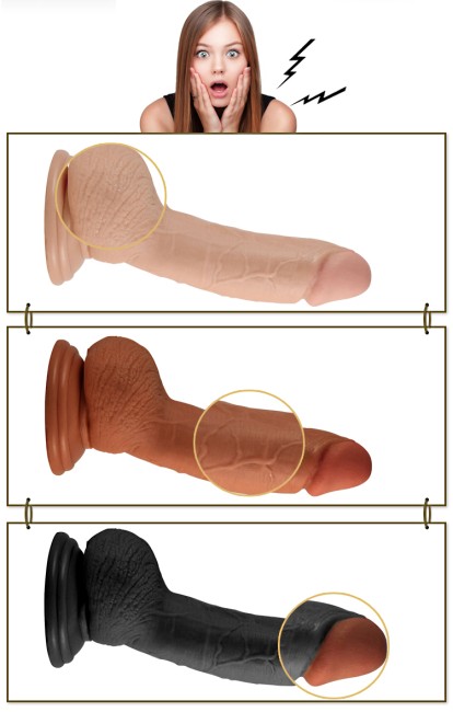  Фаллоимитатор с присоской «Real Extreme» (12 см)