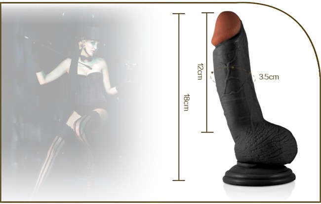  Фаллоимитатор с присоской «Real Extreme» (12 см)