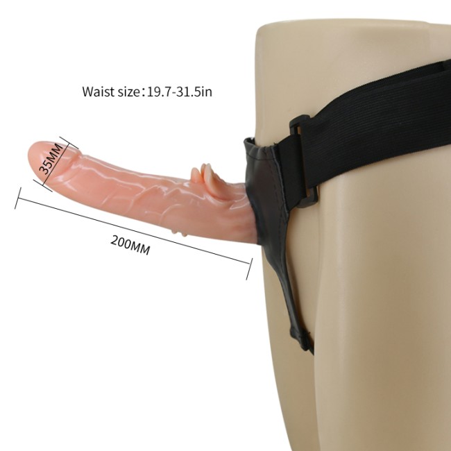 Страпон с вибрацией на трусиках (20 см)