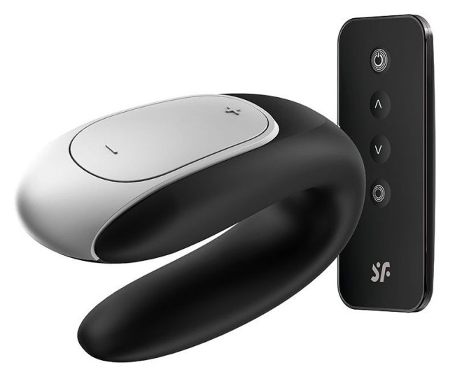 Вибратор для пар с управлением через ПДУ или через смартфон «Double Fun» от «Satisfyer»