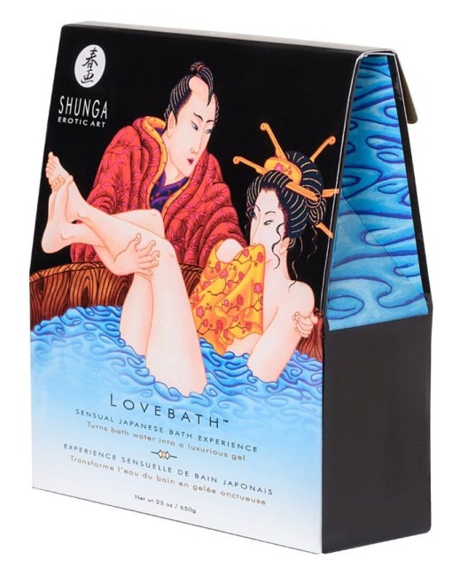 Cоль для ванны, превращающая воду в гель «Lovebath Ocean temptation» от «SHUNGA» (650 гр.) Cоль для ванны, превращающая воду в гель «Lovebath Ocean temptation» от «SHUNGA» (650 гр.)