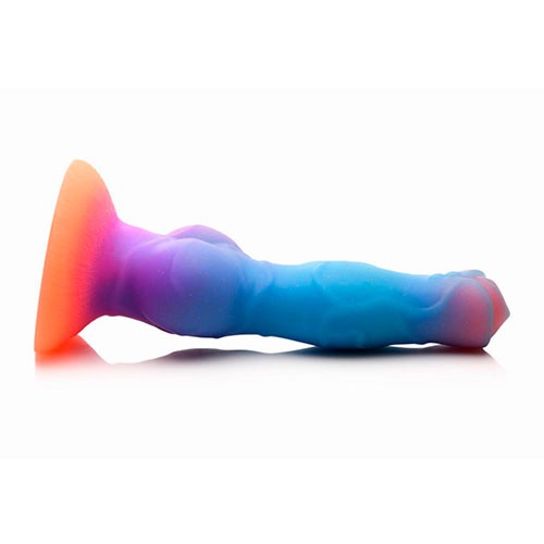 Космический фаллоимитатор светящийся в темноте «Silicone Alien Dildo» 