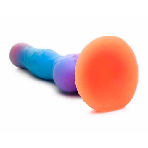 Космический фаллоимитатор светящийся в темноте «Silicone Alien Dildo» 