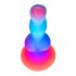 Космический фаллоимитатор светящийся в темноте «Silicone Alien Dildo» 