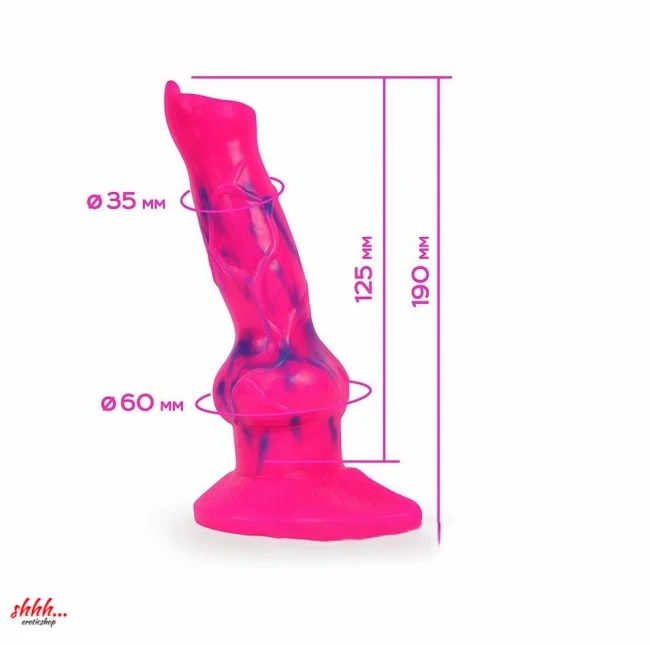 Ярко-розовый фаллоимитатор от «Magic Hero» (19 см) Ярко-розовый фаллоимитатор от «Magic Hero» (19 см)
