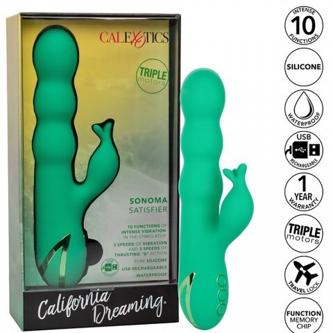 Вибратор-кролик мультискоростной CalExotics California Dreaming Sonoma Satisfier Вибратор-кролик мультискоростной CalExotics California Dreaming Sonoma Satisfier