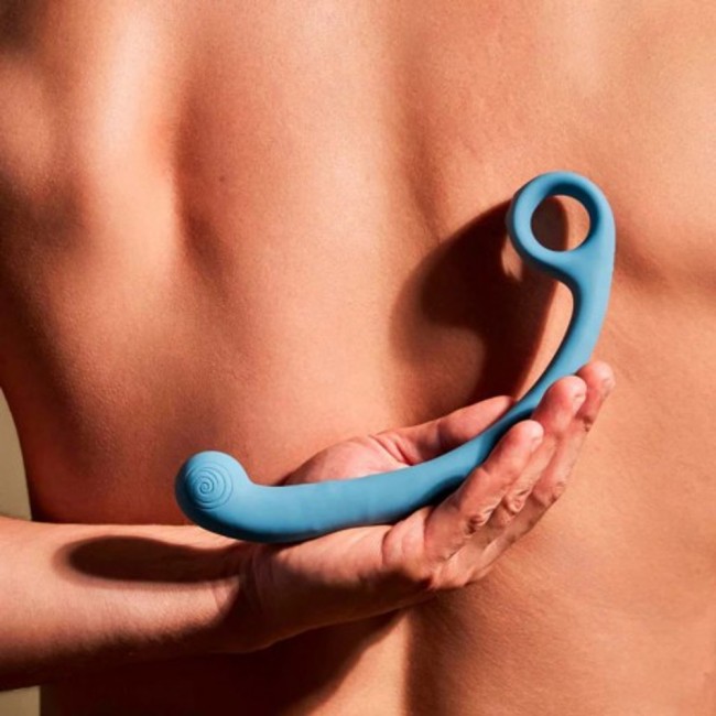 Стимулятор точки G с вибрацией и имитацией движений «Snail AXI» от «SVibe» (голубой) Стимулятор точки G с вибрацией и имитацией движений «Snail AXI» от «SVibe» (голубой)