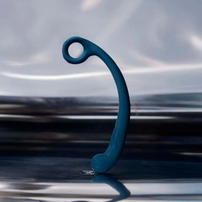 Стимулятор точки G с вибрацией и имитацией движений «Snail AXI» от «SVibe» (голубой) Стимулятор точки G с вибрацией и имитацией движений «Snail AXI» от «SVibe» (голубой)