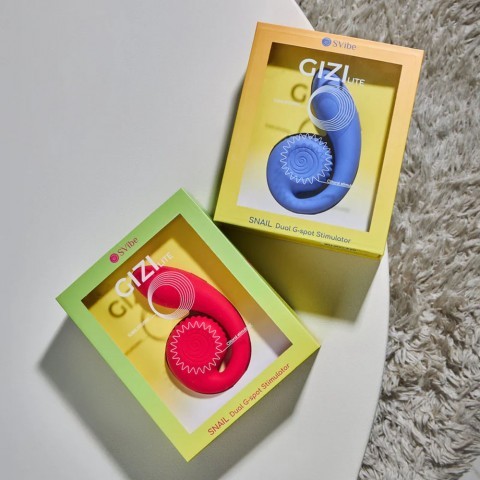 Двойной стимулятор точки G «Snail GIZI Lite dragonfruit» от «SVibe» (розовый)