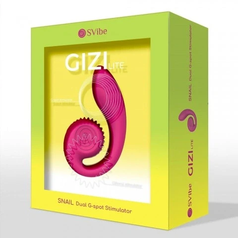 Двойной стимулятор точки G «Snail GIZI Lite dragonfruit» от «SVibe» (розовый)
