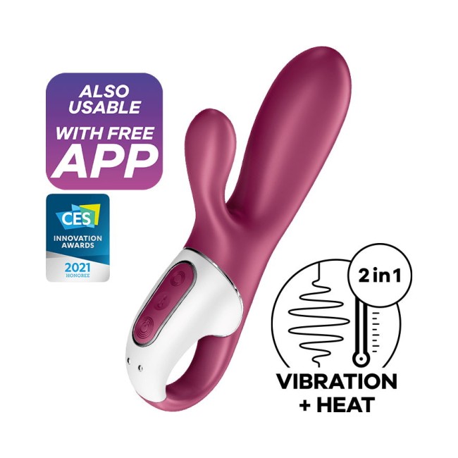 Вибратор-кролик с функцией нагрева «Hot Bunny» от «Satisfyer» Вибратор-кролик с функцией нагрева «Hot Bunny» от «Satisfyer»