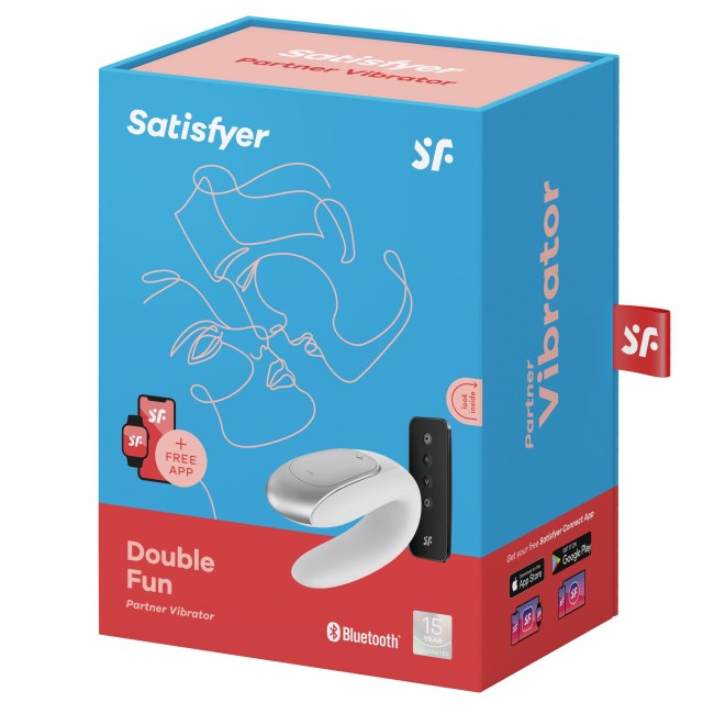 Вибратор для пар с управлением через ПДУ или через смартфон «Double Fun» от «Satisfyer» Вибратор для пар с управлением через ПДУ или через смартфон «Double Fun» от «Satisfyer»