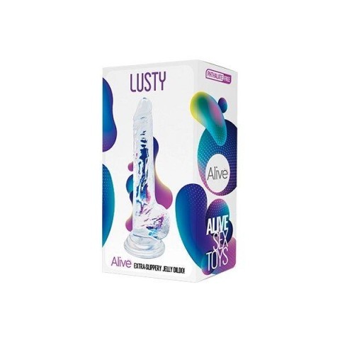 Фаллоимитатор на присоске Lusty Jelly Dildo (13 см) 