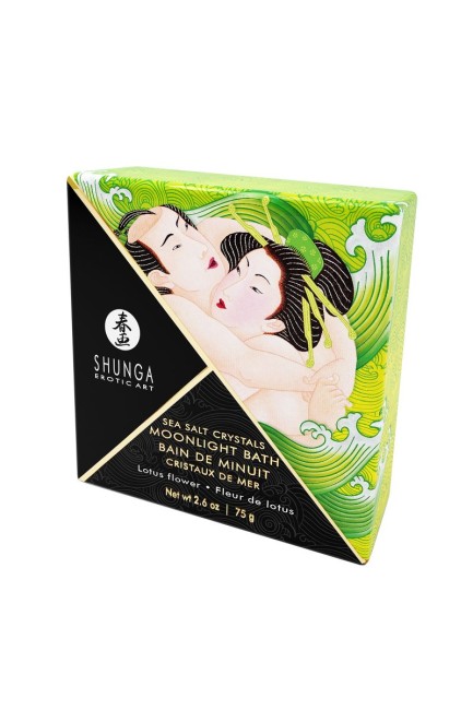 Соль для ванны с ароматом цветков лотоса «Bath Salts Lotus Flower» от «SHUNGA» (75 гр.)