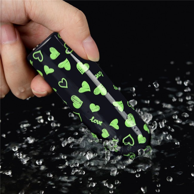 Мини-вибратор светитящийся в темноте «Heart» от «Lovetoy» (8,5 см)