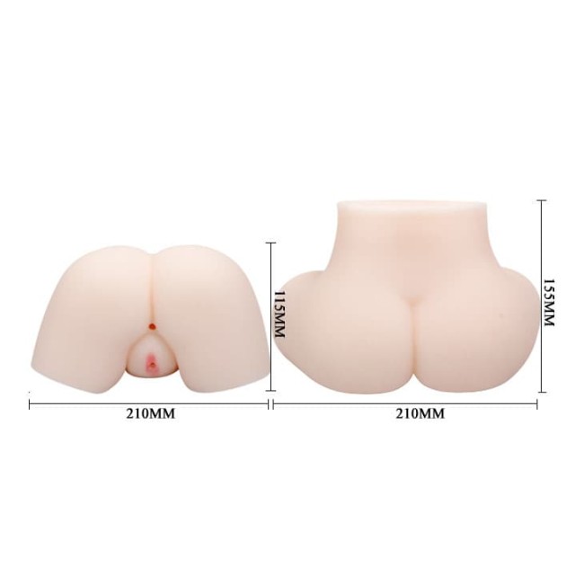  Мастурбатор-вагина+попка «Passion Lady Flower baby» с вибрацией