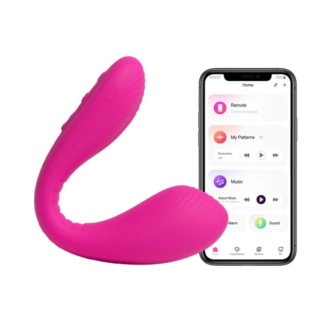 Вибратор для двойной стимуляции с приложением «Dolce» от «Lovense» 