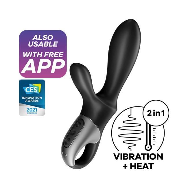 Универсальный вибратор с функцией нагрева «Heat Climax +» от «Satisfyer» 