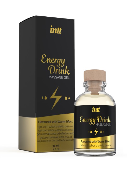 Съедобный массажный гель для интимных зон «Energy Drink» от «Intt» (15 ML)