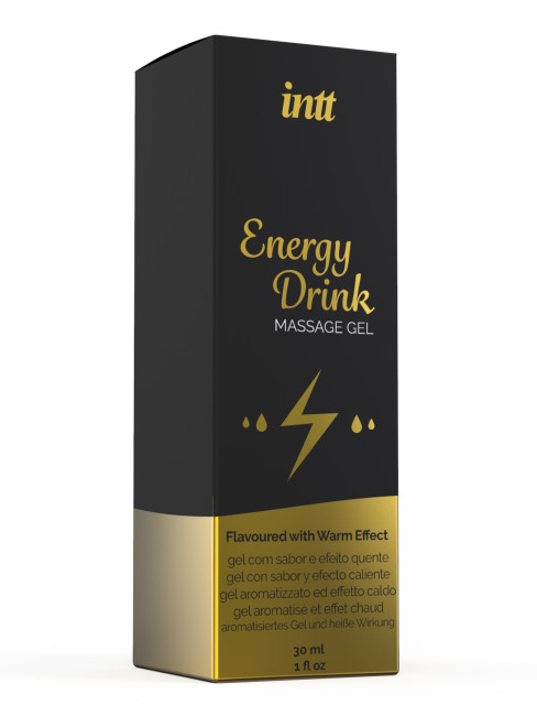 Съедобный массажный гель для интимных зон «Energy Drink» от «Intt» (15 ML)
