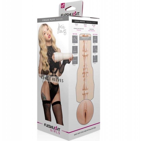 Мастурбатор-вагина «Kenzie Reeves Cream Puff» от «Fleshlight»