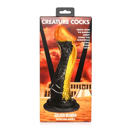 Фаллоимитатор Золотая мамба «Golden Mamba Dildo»  Фаллоимитатор Золотая мамба «Golden Mamba Dildo»