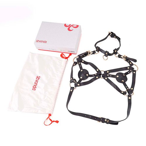 Кожаная портупея «Queen Chest» от «LOCKINK»