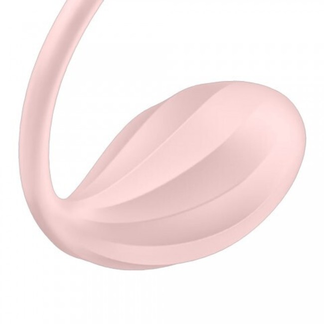 Виброяйцо  (Connect App) «Ribbed Petal» от «Satisfyer» (розовый)