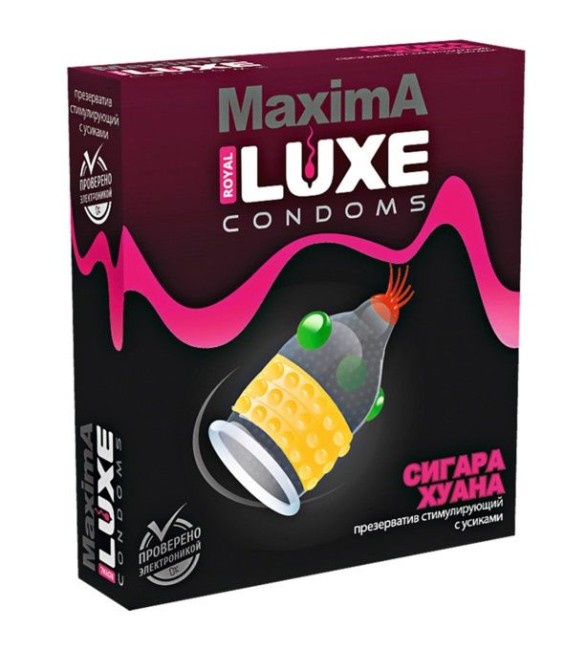 Презервативы Luxe Maxima Сигара Хуана (1 шт.) Презервативы Luxe Maxima Сигара Хуана (1 шт.)