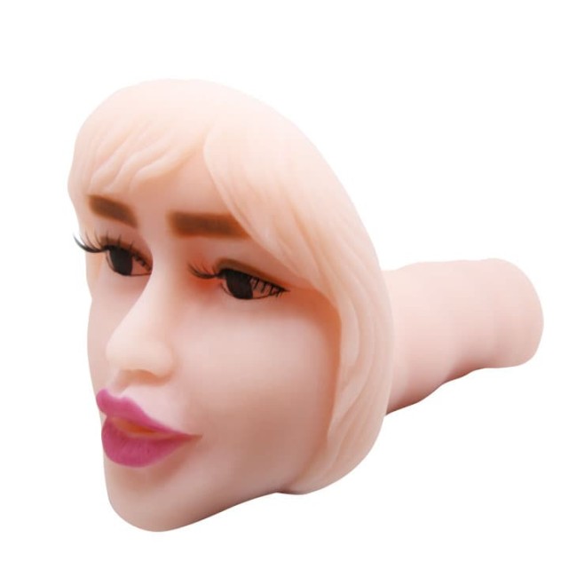 Мастурбатор лицо с вибрацией «Passion Lady»