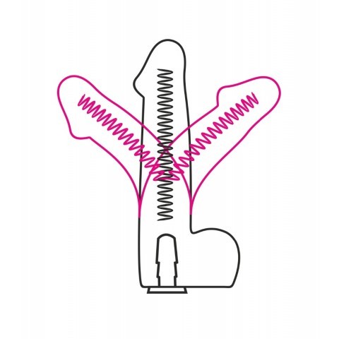 Фаллоимитатор без мошонки на присоске F LINE (23 см)