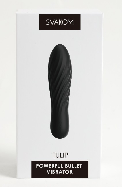 Чёрный мини-вибратор «Tulip» от «Svakom» Чёрный мини-вибратор «Tulip» от «Svakom»