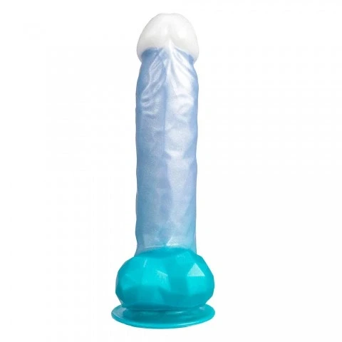 Фаллоимитатор «Fantasy Angel» от «Silexd» (16,5 см) (голубой)