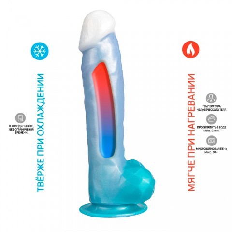 Фаллоимитатор «Fantasy Angel» от «Silexd» (16,5 см) (голубой)