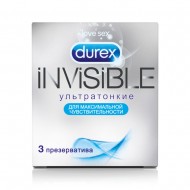  Ультратонкие презервативы Durex Invisible (3 шт.)