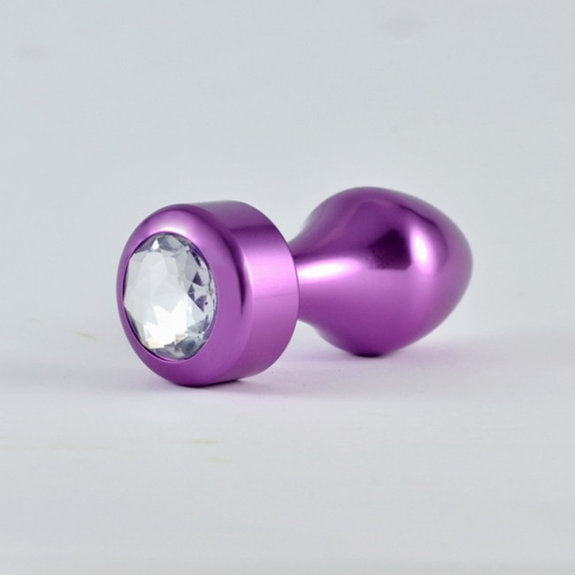 Фиолетовая анальная пробка «Rosebud» от «Lovetoy»  Фиолетовая анальная пробка «Rosebud» от «Lovetoy»