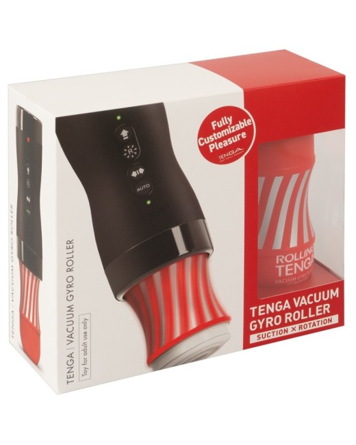 Набор: Мастурбатор и устройство для вращения и создания вакуума Tenga Vacuum Gyro Roller